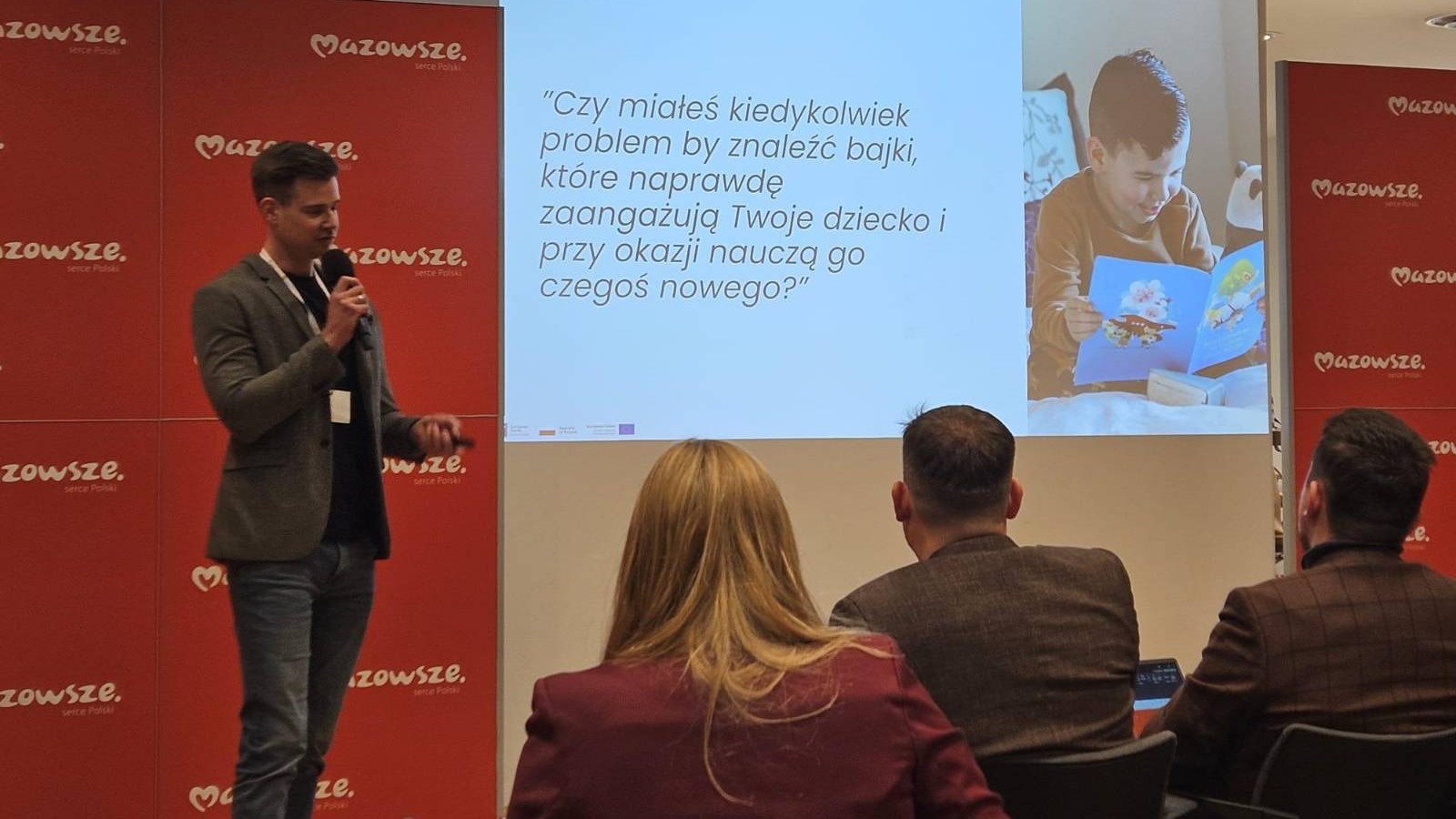 Pitch Storylandii podczas programu inkubacyjnego Mazovian Startupolis