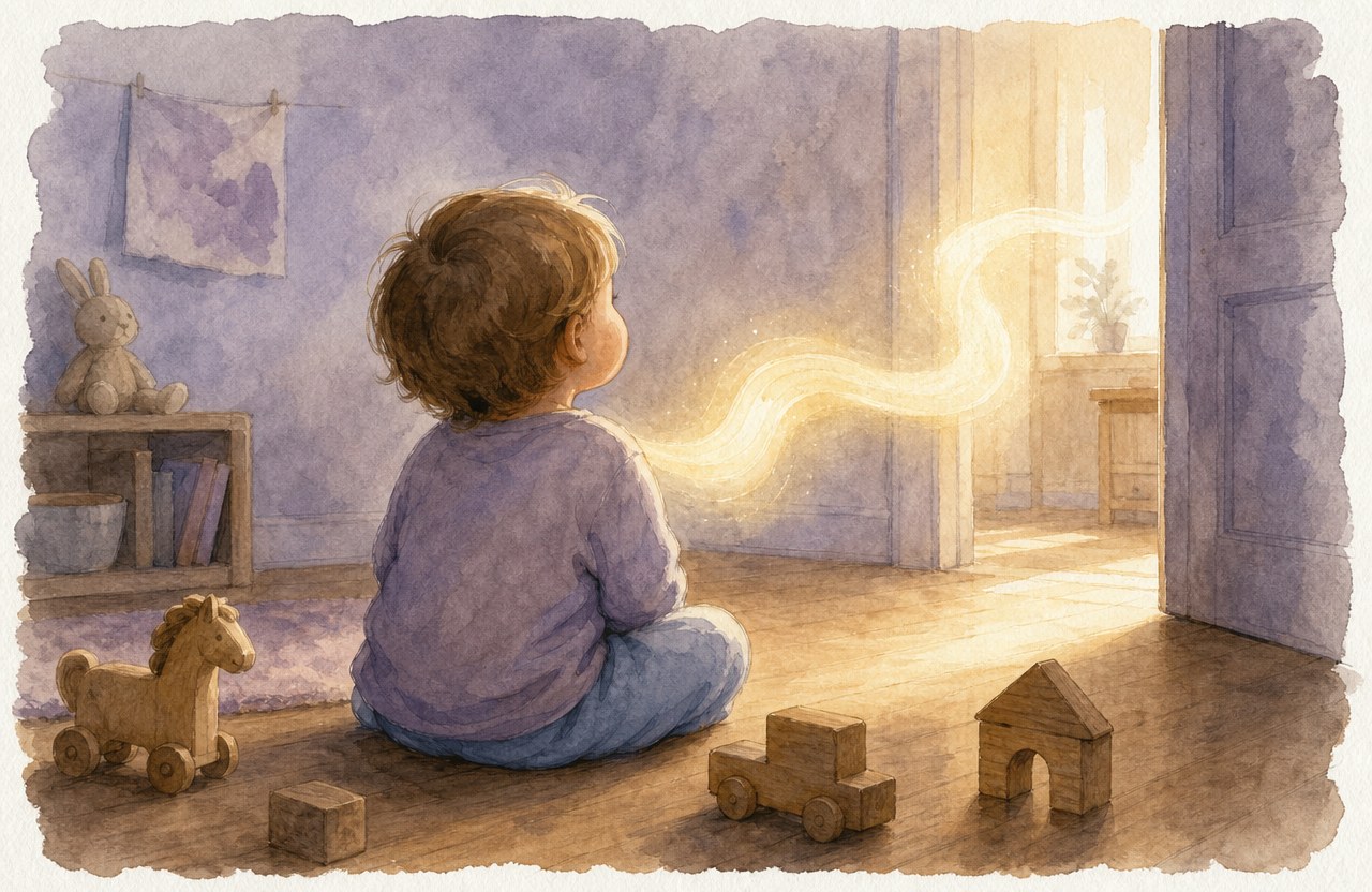 A child picks out their own name faster than any other word
