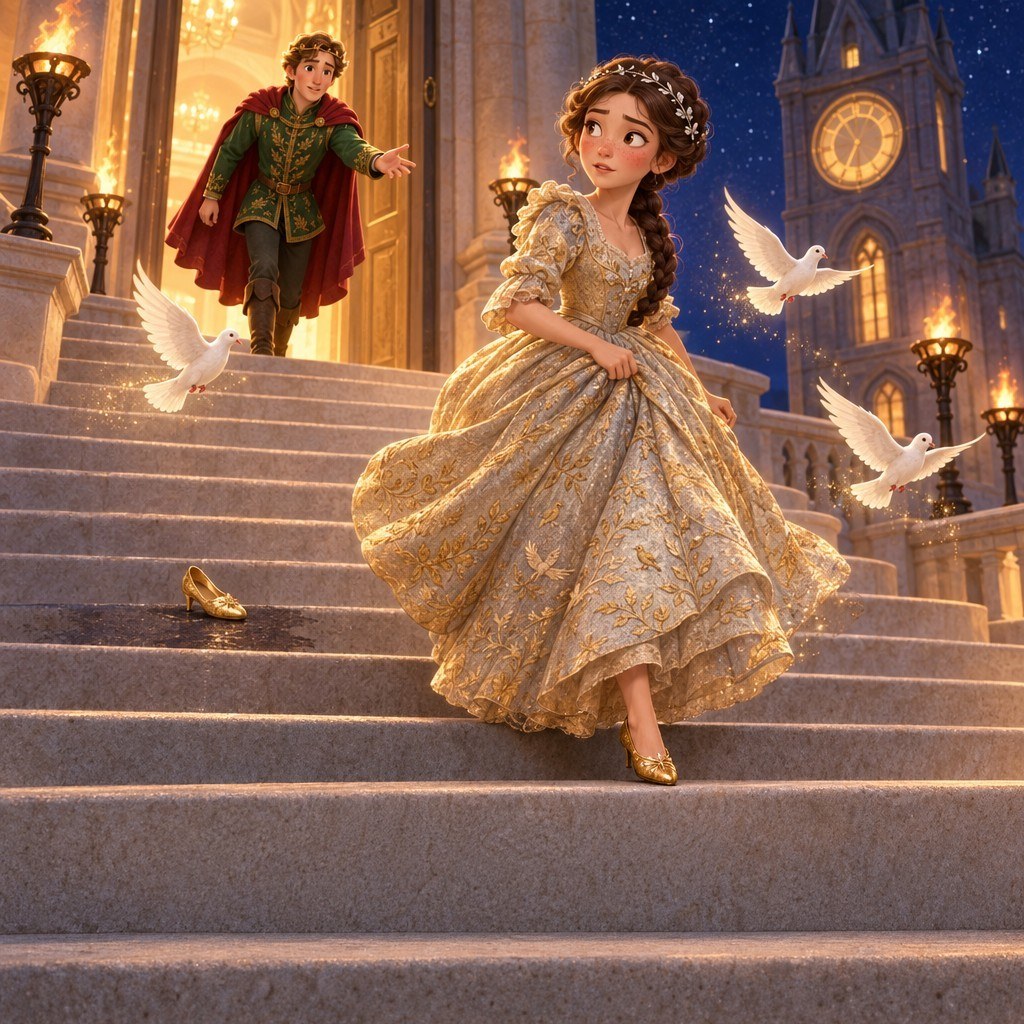 Cinderella, one of the classic fairy tales available as an audio story